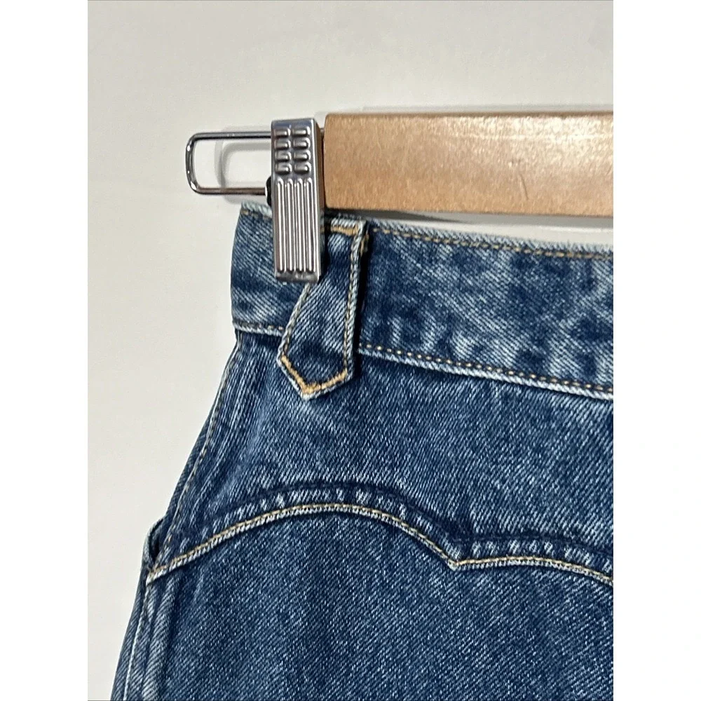 Women's Vintage Lawman High Waisted Jeans Slim Fit Straight Sz 24 24x29 - Picture 9 of 13